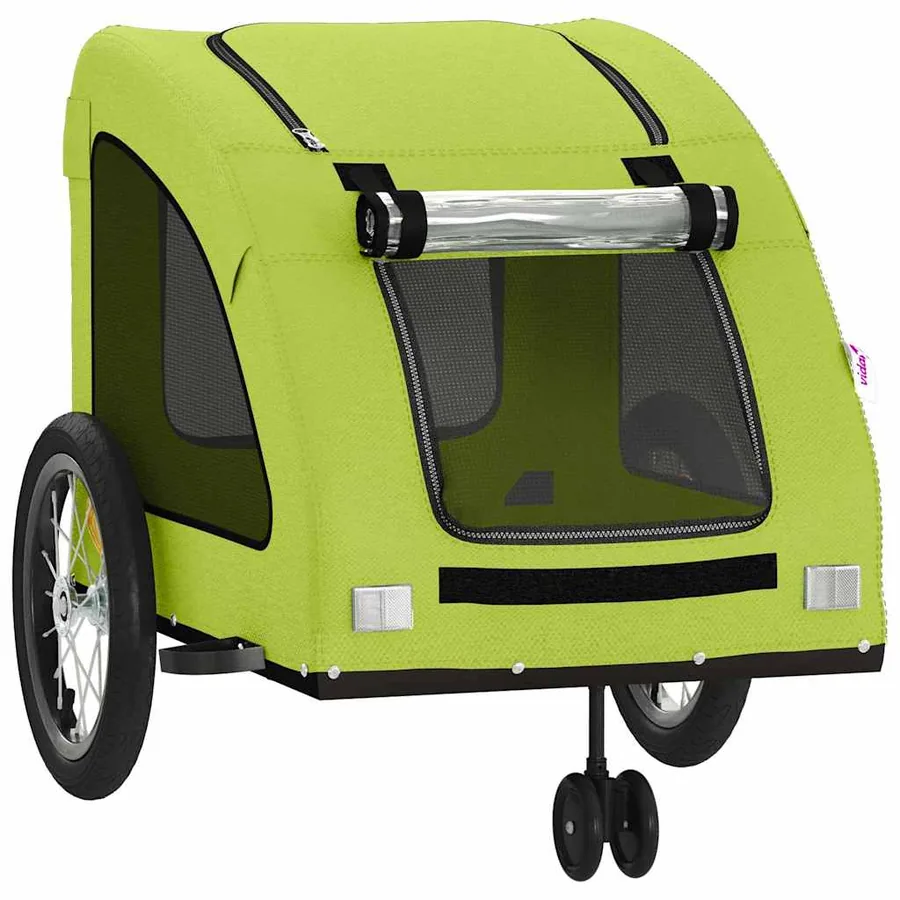 Remorque de vélo pour animaux de compagnie vert - 5