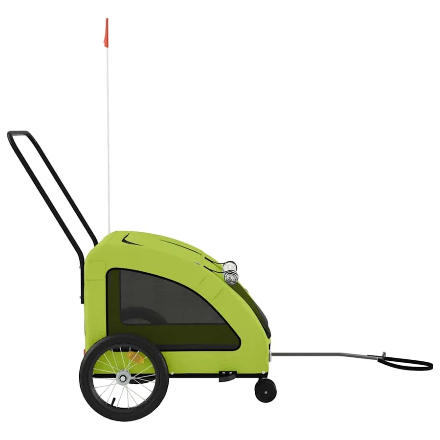 Remorque de vélo pour animaux de compagnie vert - 6