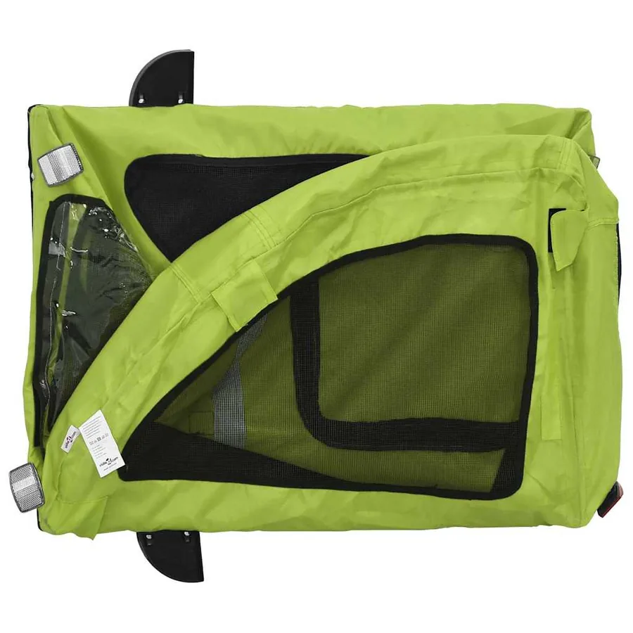 Remorque de vélo pour animaux de compagnie vert - 9