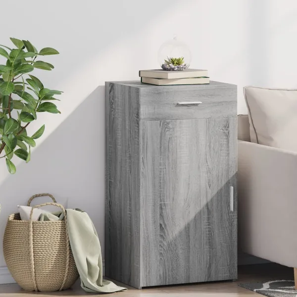 Buffet sonoma gris 50x42,5x93 cm bois d'ingénierie