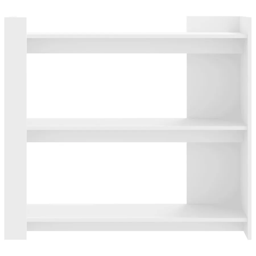 Table console blanc 100x35x90 cm bois d’ingénierie - 4