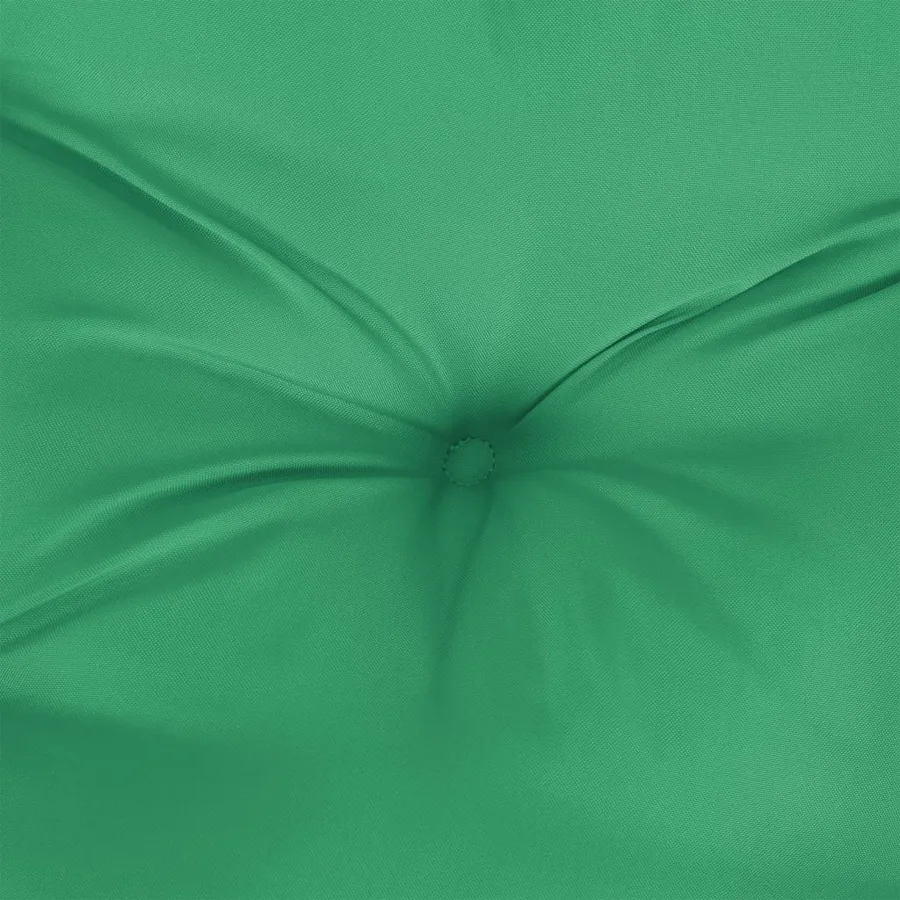 Coussin de palette vert 60x60x12 cm tissu - 7