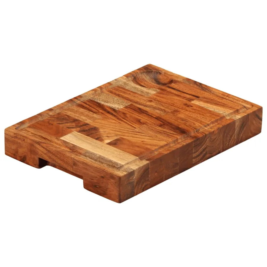 Planche à découper 30x21x4 cm bois d'acacia massif - 3