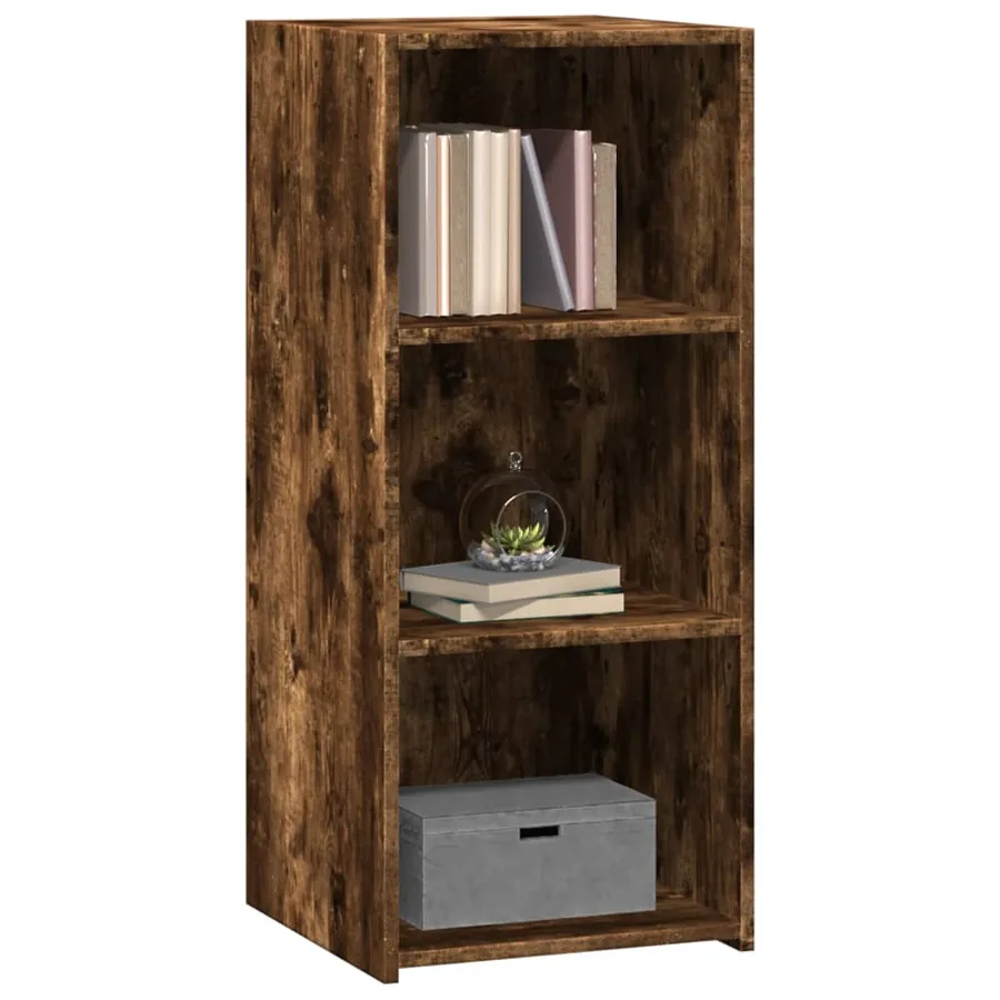 Buffet chêne fumé 40x41x93 cm bois d'ingénierie - 3