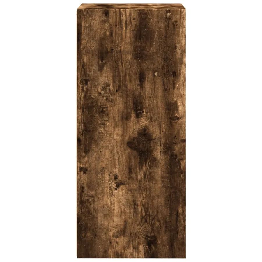 Buffet chêne fumé 40x41x93 cm bois d'ingénierie - 5