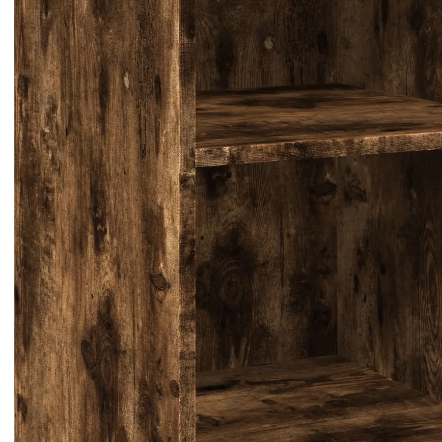 Buffet chêne fumé 40x41x93 cm bois d'ingénierie - 7