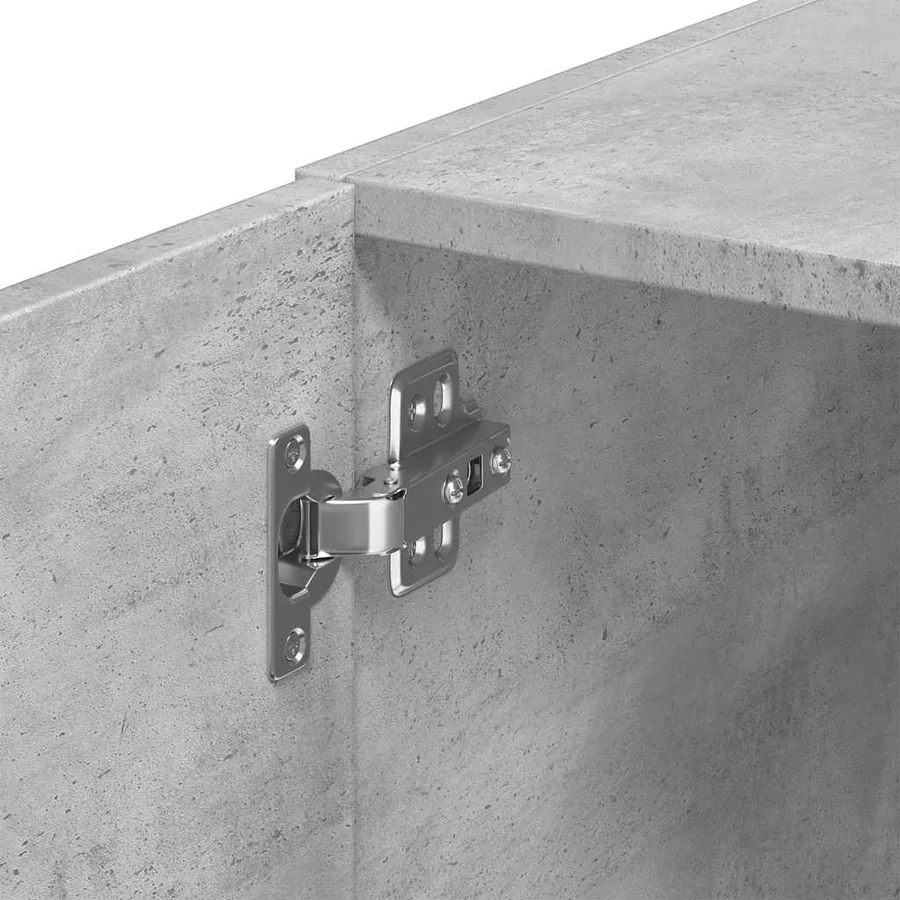 Armoire de rangement mince gris béton 30x42,5x225 cm - 10