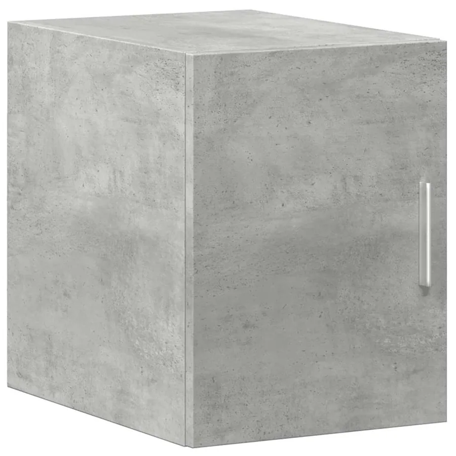 Armoire de rangement mince gris béton 30x42,5x225 cm - 5