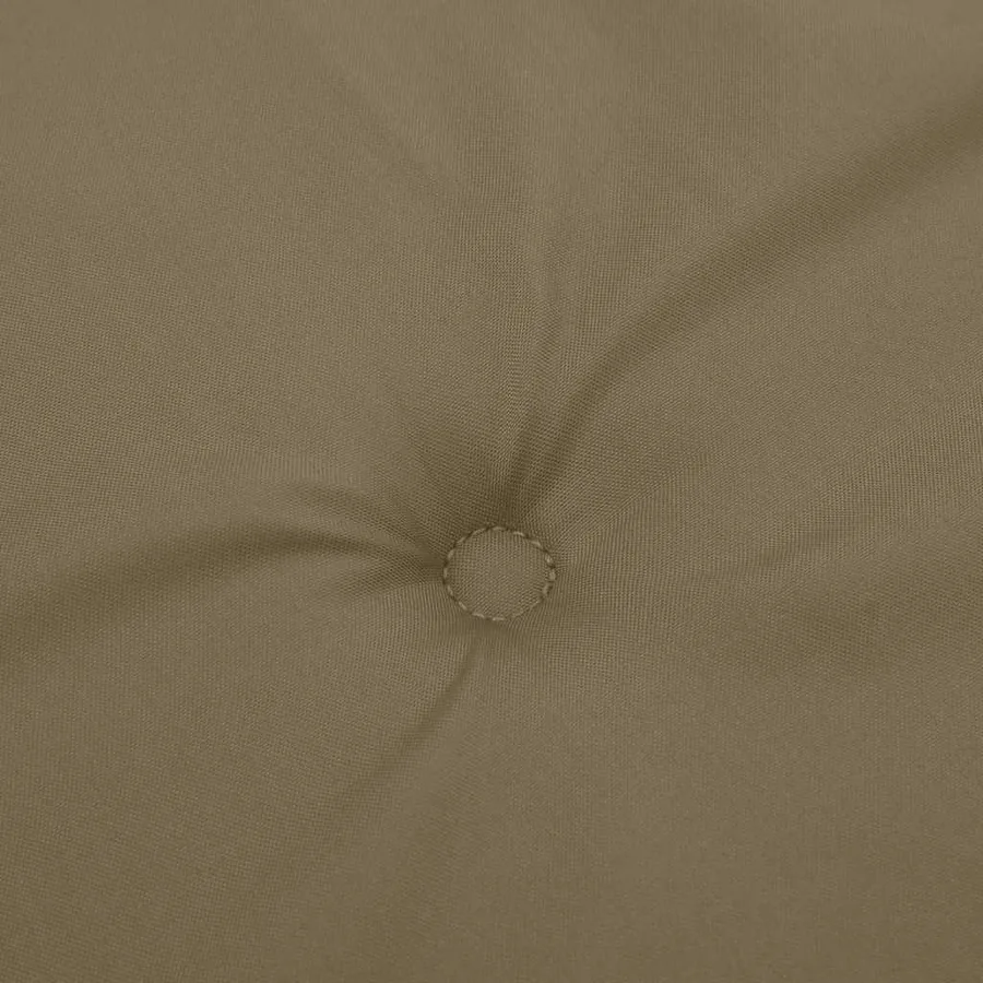 Coussin de chaise longue taupe mélangé (75+105) x 50 x 4 cm tissu - 7