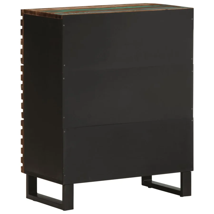 Buffet 60x34x75 cm bois d'acacia massif - 4