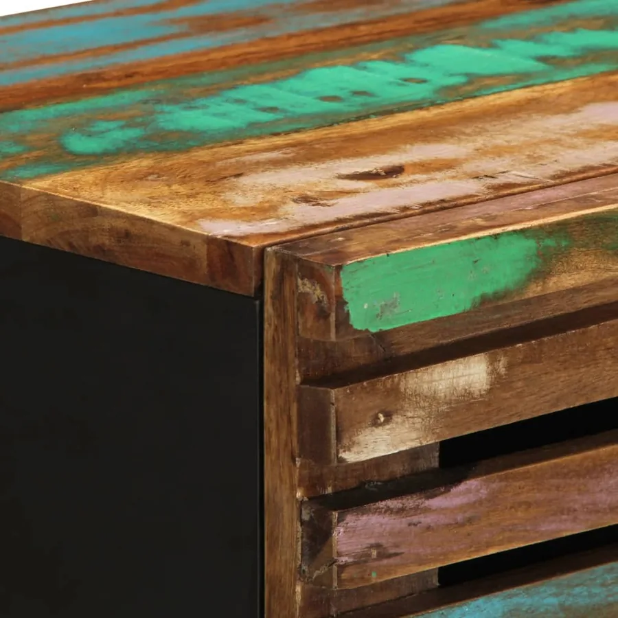 Buffet 60x34x75 cm bois d'acacia massif - 7