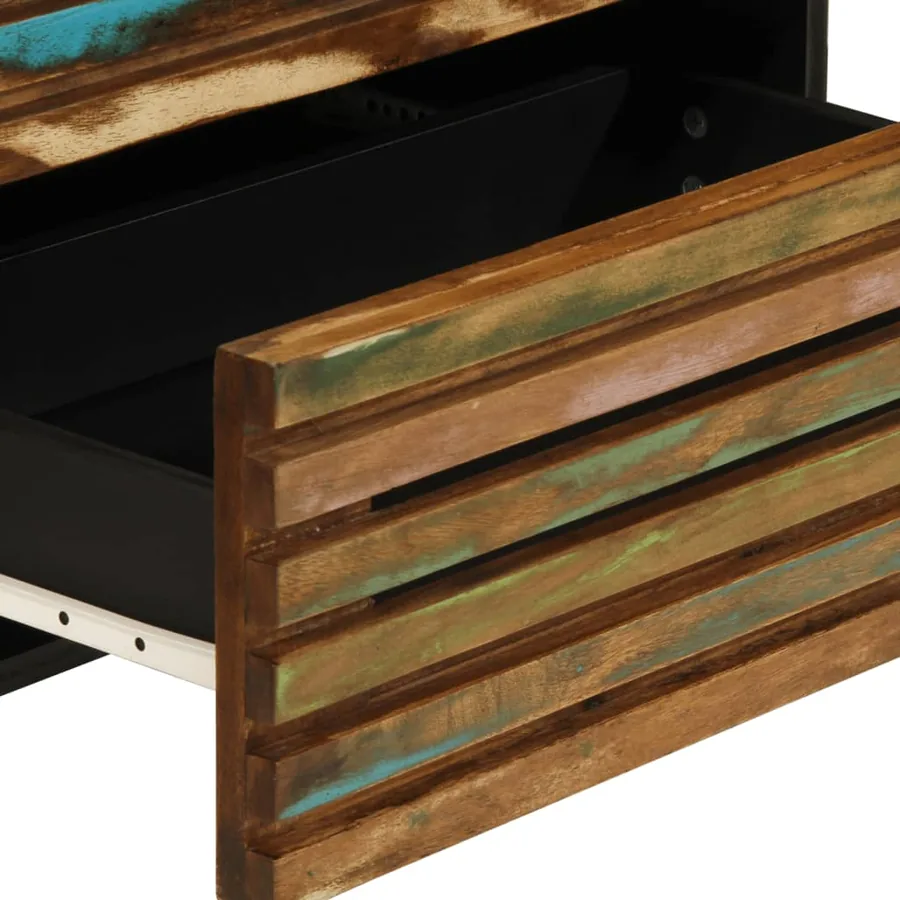 Buffet 60x34x75 cm bois d'acacia massif - 8