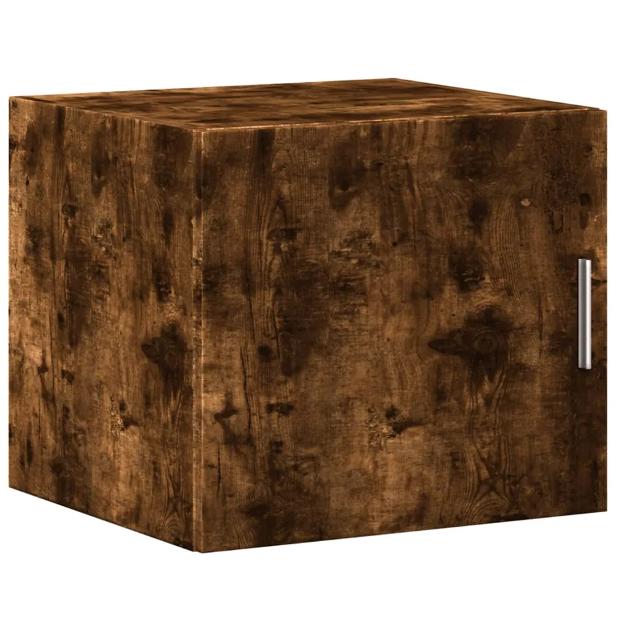 Armoire murale chêne fumé 45x42,5x40 cm bois d'ingénierie - 2