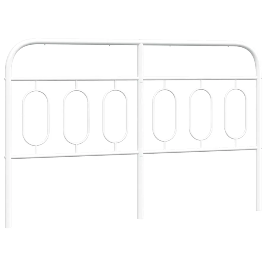 Tête de lit de remplacement métal blanc 150 cm - 2