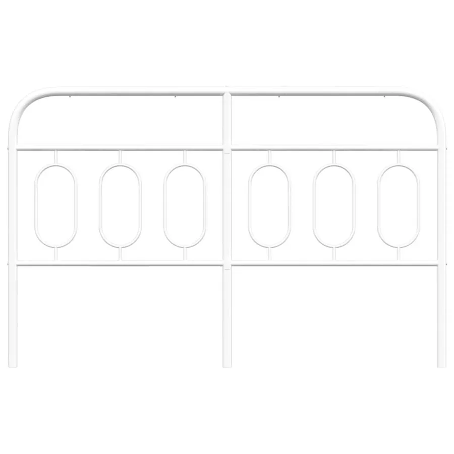 Tête de lit de remplacement métal blanc 150 cm - 4