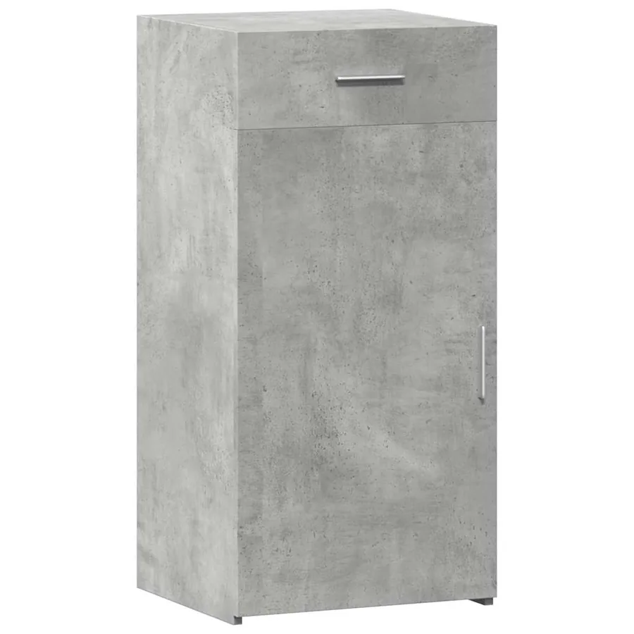 Buffet gris béton 45x42,5x93 cm bois d'ingénierie - 2