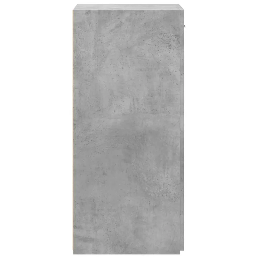 Buffet gris béton 45x42,5x93 cm bois d'ingénierie - 5