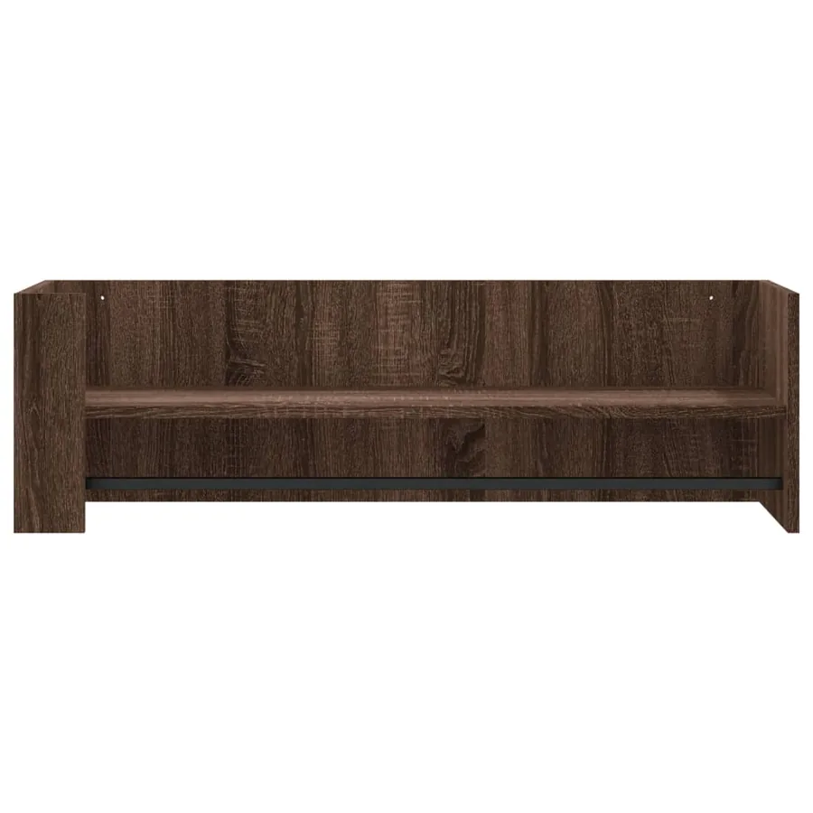 Étagère murale chêne marron 100x35x30,5 cm bois d'ingénierie - 4