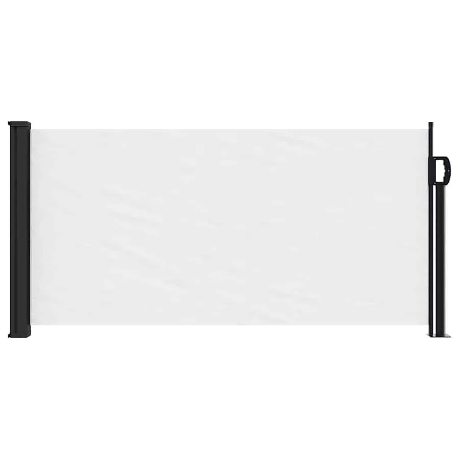 Auvent latéral rétractable blanc 100x500 cm - 3