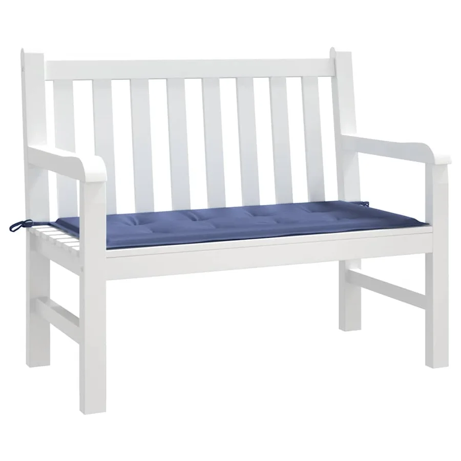 Coussin de banc de jardin bleu marine 120x50x3 cm tissu oxford - 3
