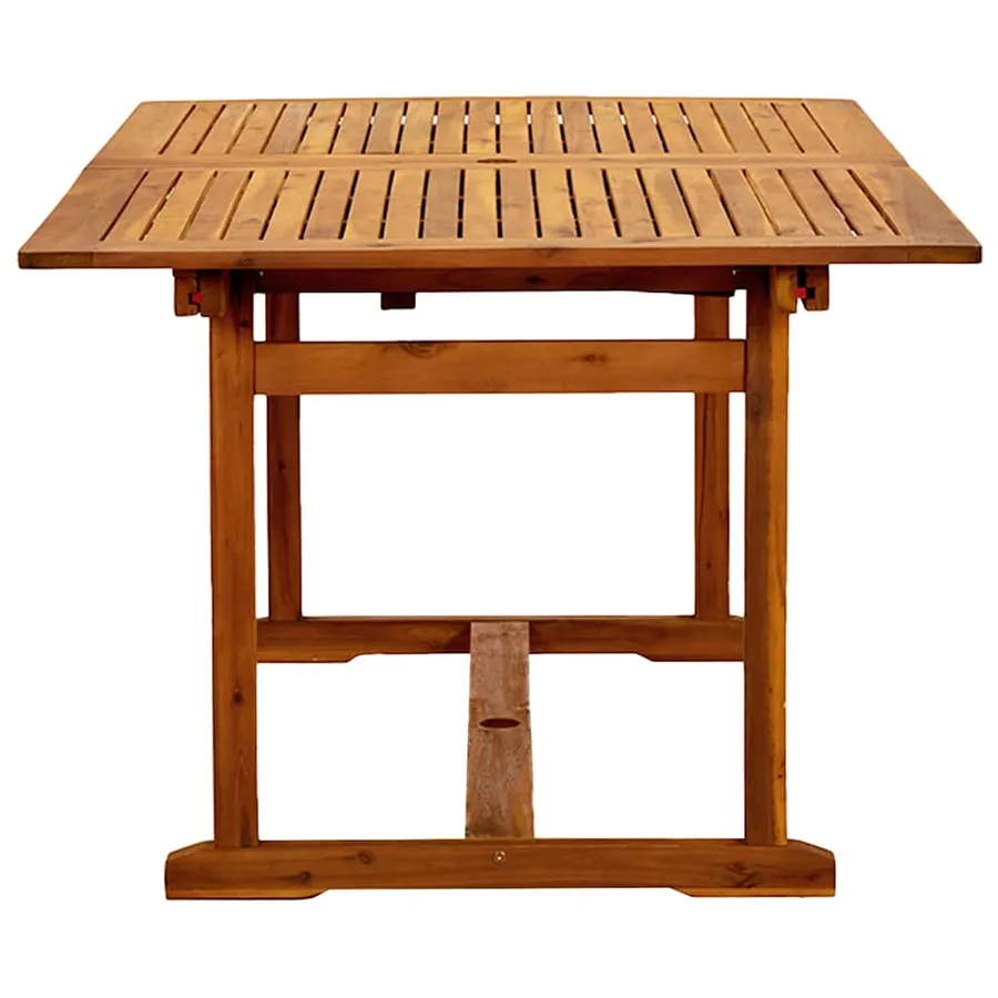 Ensemble à Manger de jardin 7pcs bois d'acacia solide textilène - 5