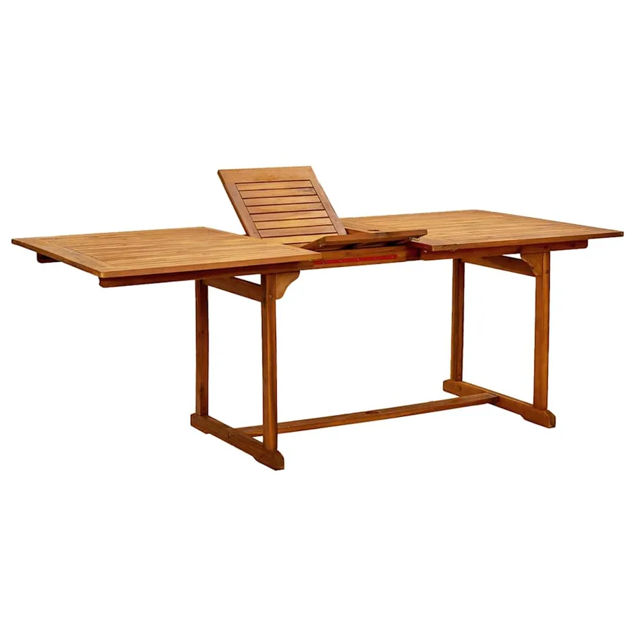 Ensemble à Manger de jardin 7pcs bois d'acacia solide textilène - 6