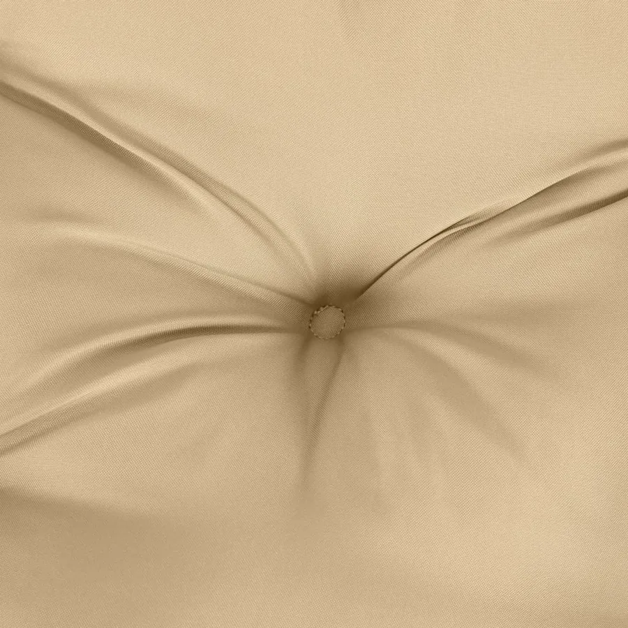 Coussins de banc de jardin lot de 2 beige mélangé tissu - 7