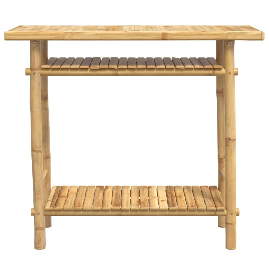 Table console 90x37x75 cm bambou - 3