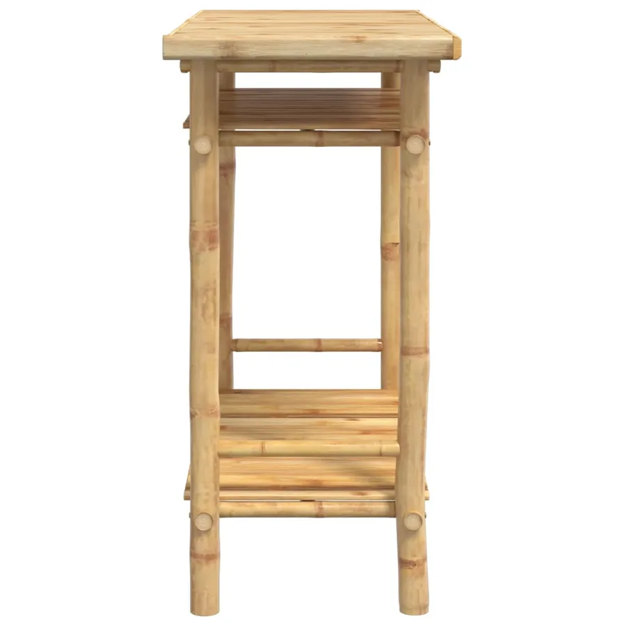 Table console 90x37x75 cm bambou - 4
