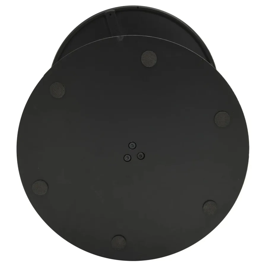 Table de jardin ronde noir Ø50x72 cm acier - 6
