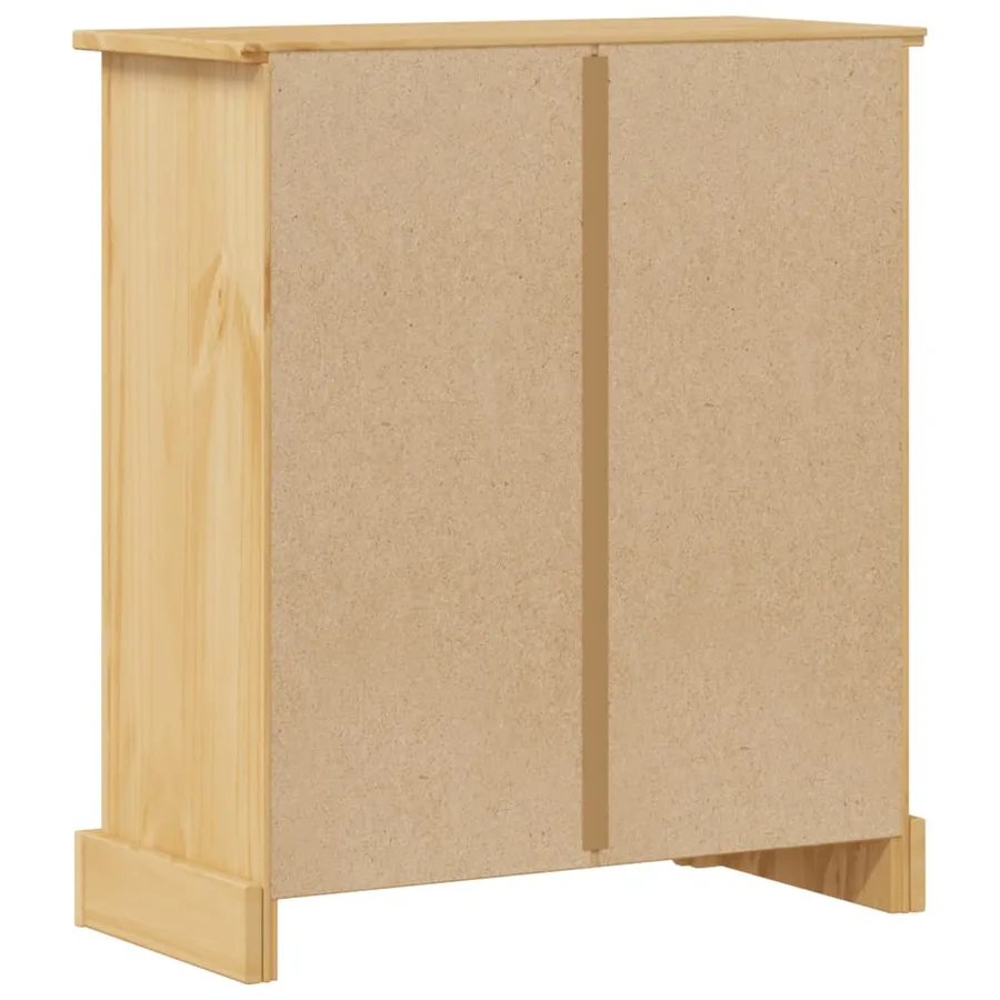 Armoire de salle de bain Corona 70x33x80 cm bois de pin massif - 7