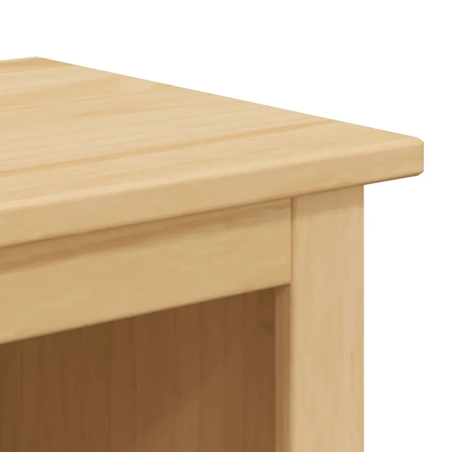 Armoire de salle de bain Corona 70x33x80 cm bois de pin massif - 8