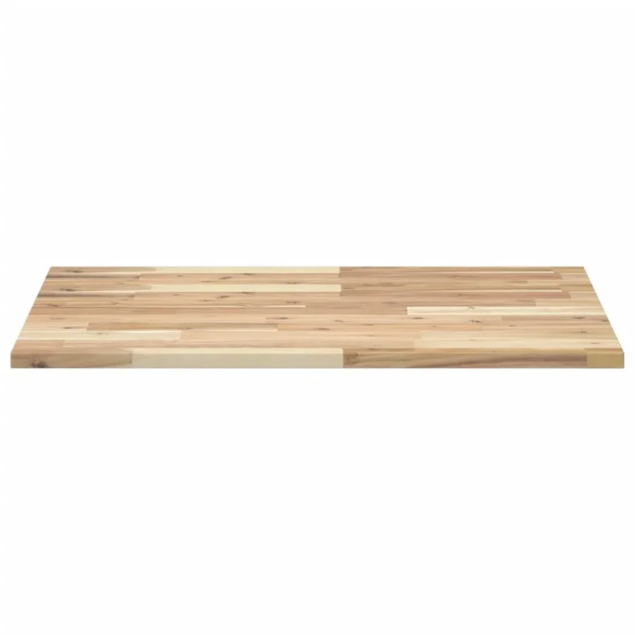 Dessus de meuble de salle de bain non traité bois d'acacia - 3