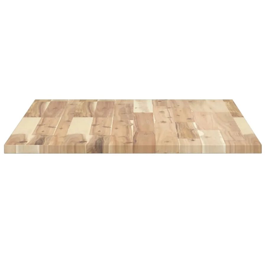 Dessus de meuble de salle de bain non traité bois d'acacia - 5