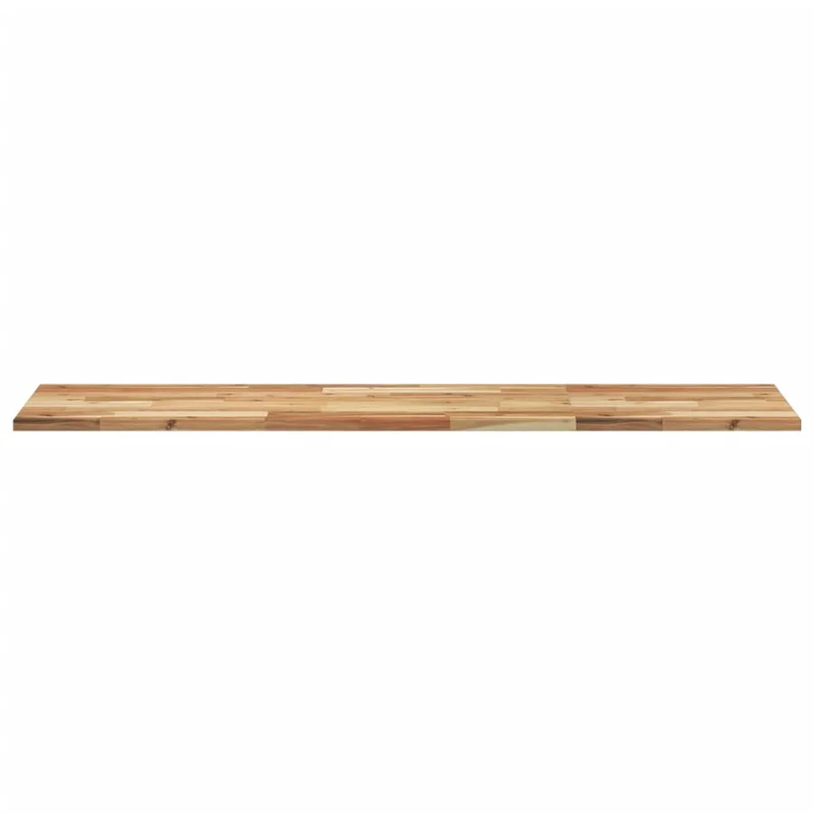 Étagère flottante 140x40x2 cm acacia massif finition à l'huile - 4