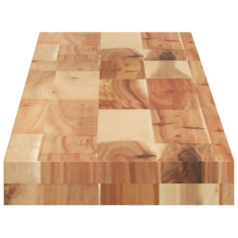 Étagères flottantes 2 pcs 120x20x4 cm acacia massif à l'huile - 5