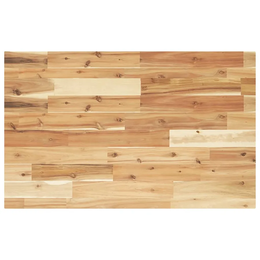 Étagère de vasque murale acier et bois massif d'acacia - 8