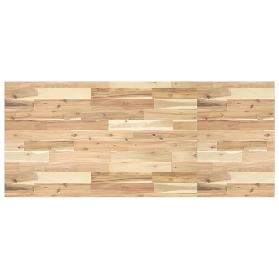 Étagère de vasque murale acier et bois massif d'acacia - 8