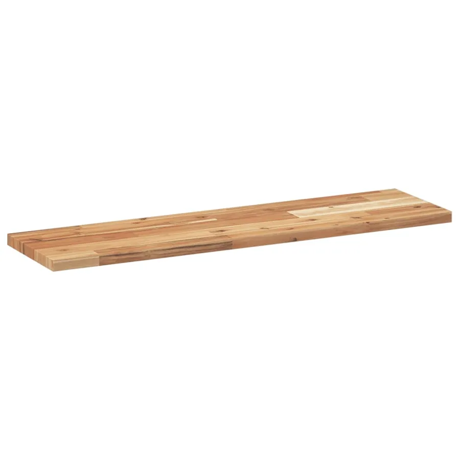 Étagères flottantes 2 pcs 80x20x2 cm acacia massif à l'huile - 6