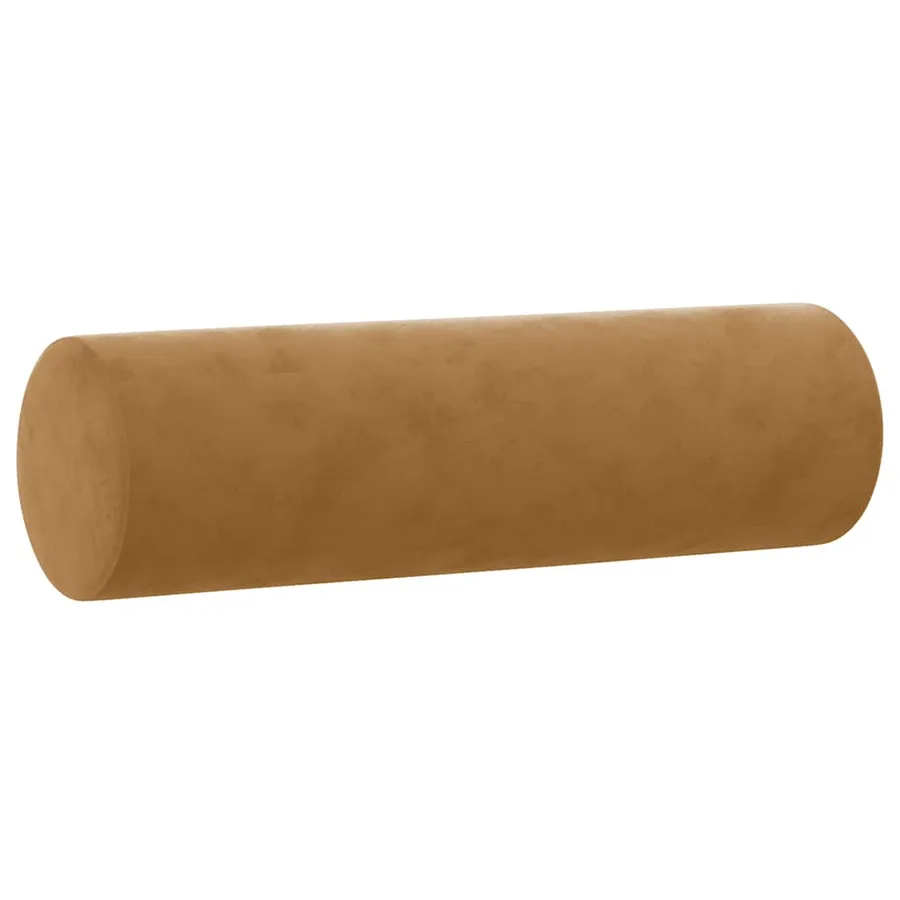 Ensemble de canapés 3 pcs avec coussins marron velours - 8
