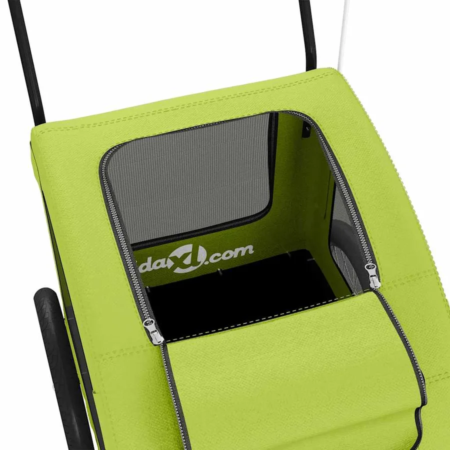 Remorque de vélo pour animaux de compagnie vert - 10