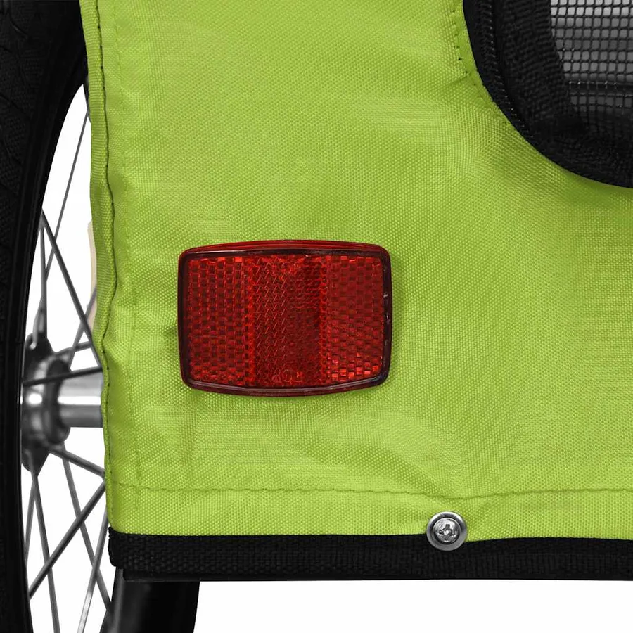 Remorque de vélo pour animaux de compagnie vert - 11