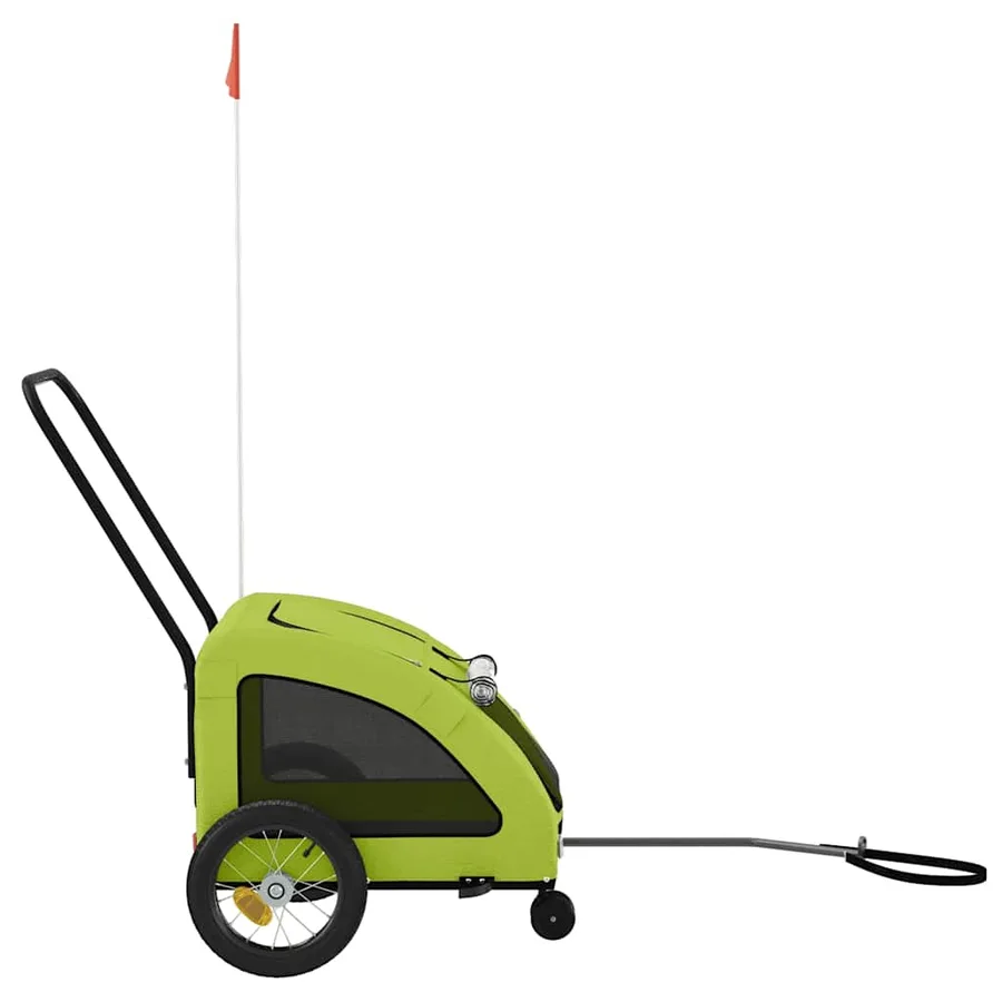 Remorque de vélo pour animaux de compagnie vert - 6