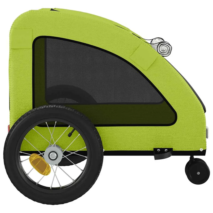 Remorque de vélo pour animaux de compagnie vert - 7