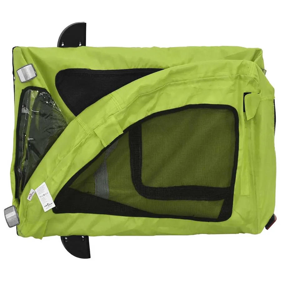 Remorque de vélo pour animaux de compagnie vert - 9