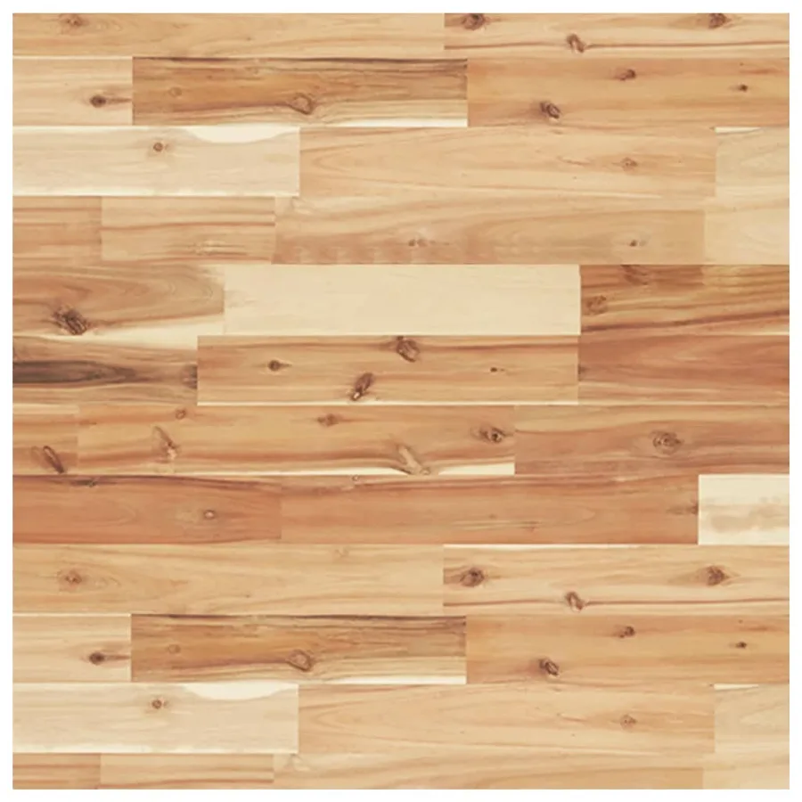Étagère de vasque murale acier et bois massif d'acacia - 8