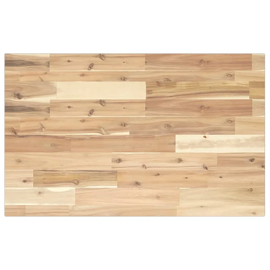 Étagère de vasque murale acier et bois massif d'acacia - 8