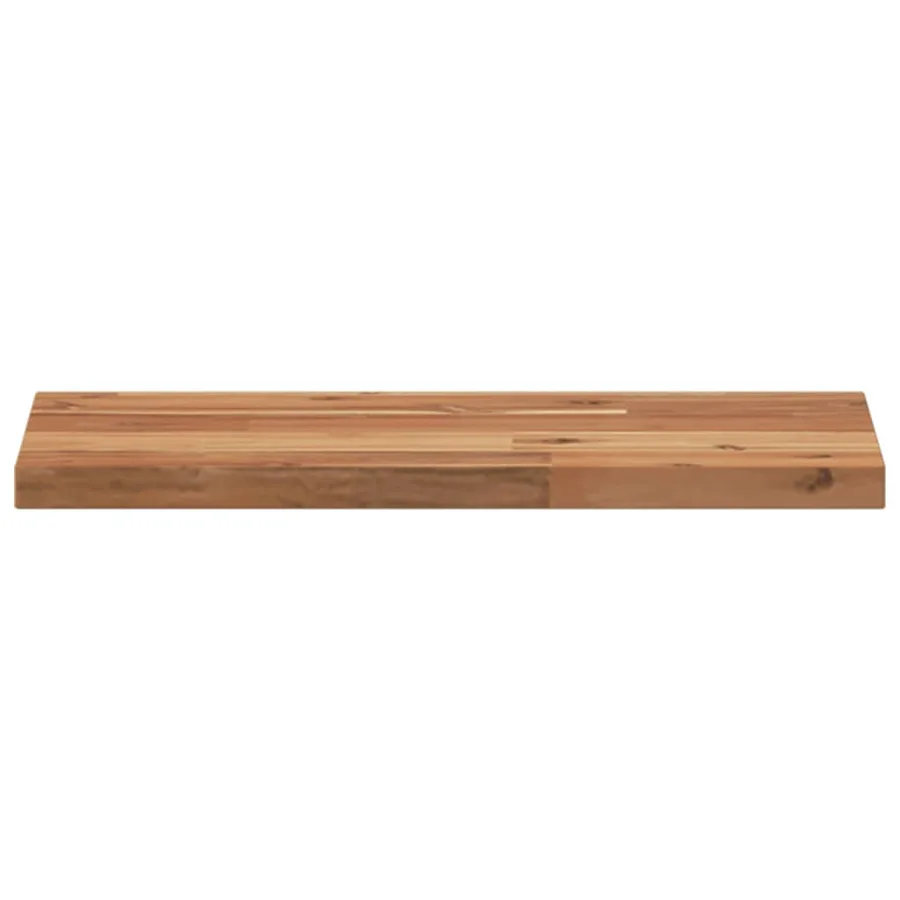Étagère flottante 40x20x2 cm acacia massif finition à l'huile - 4