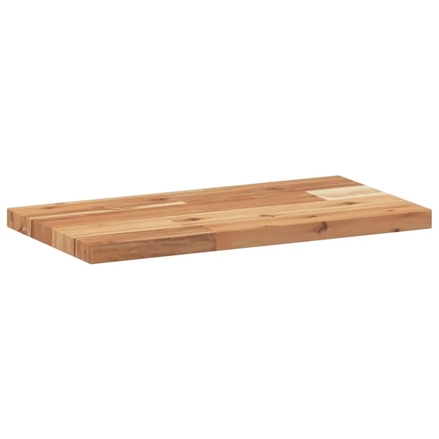 Étagère flottante 40x20x2 cm acacia massif finition à l'huile - 6