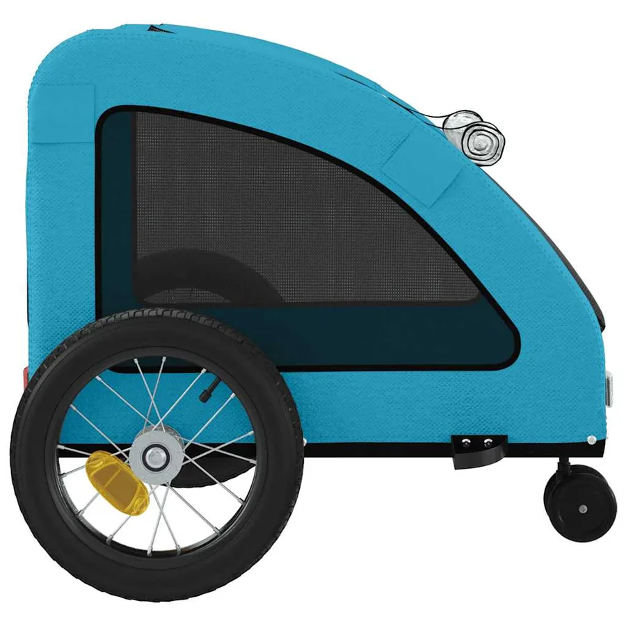 Remorque de vélo pour animaux de compagnie bleu - 7